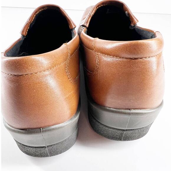 Ecco Shade Bike Toe Leather Slip On Casual Dress Loafer 41 - Picture 8 of 10